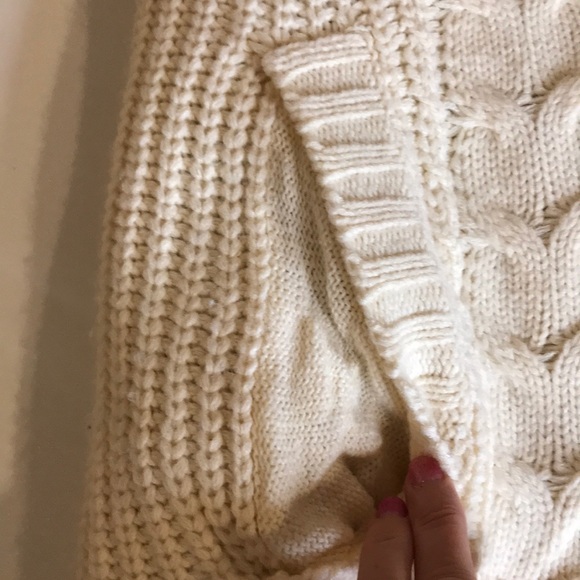 Umgee Reversible Vest Large Soft Sweater Cream - Picture 9 of 15